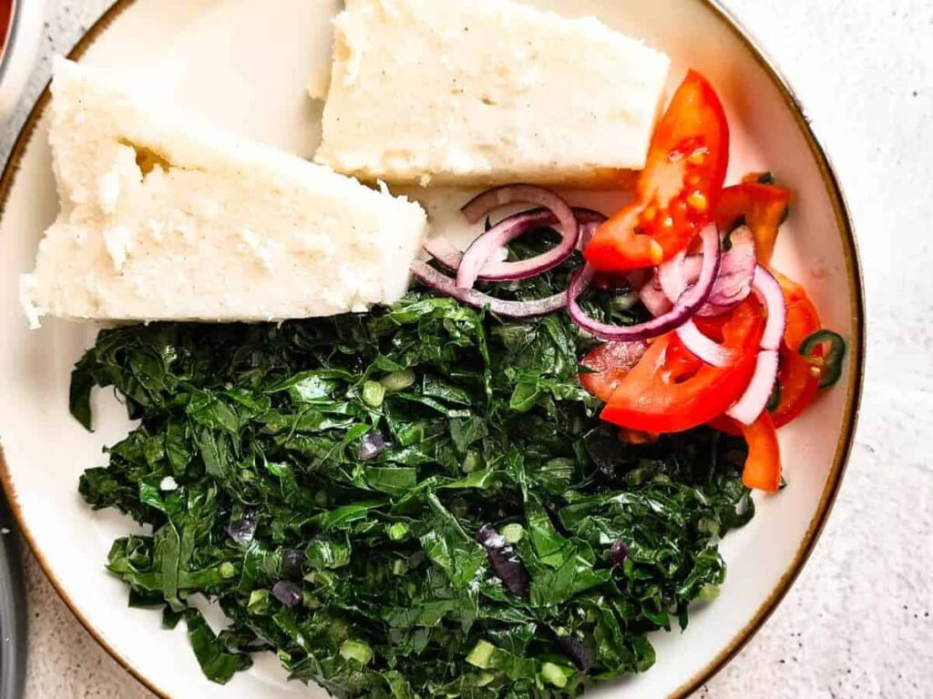 Sukuma Wiki and Ugali kachumbari Sukuma Wiki and Ugali