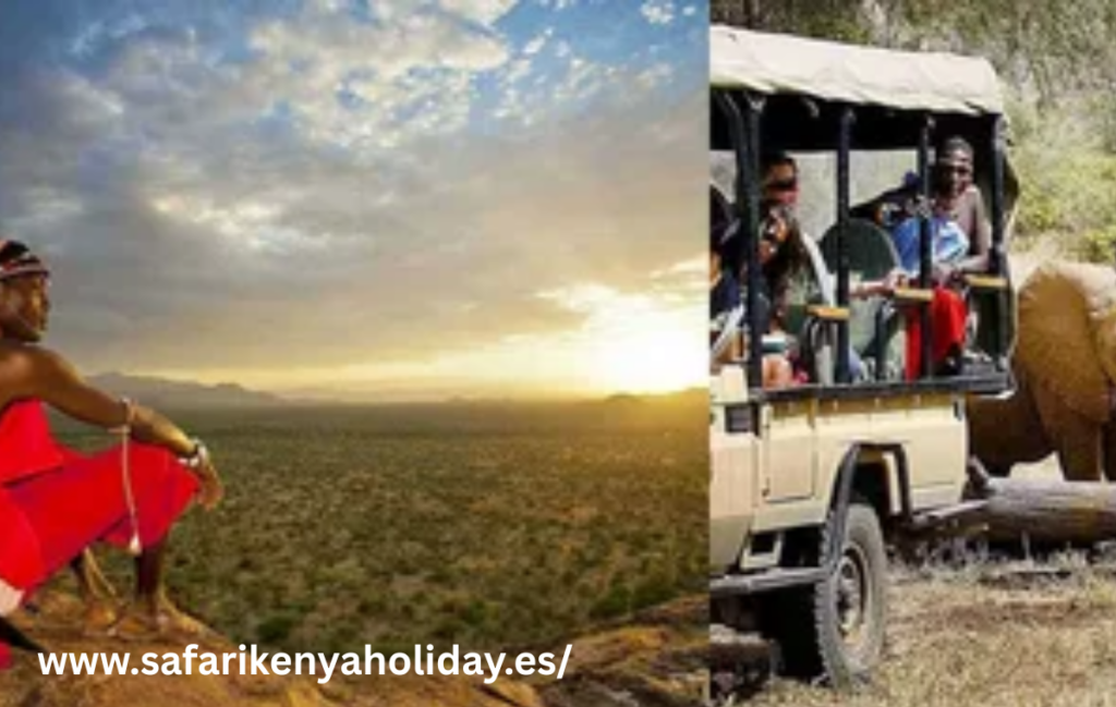 www.safarikenyaholiday.es 2 tourists-on-incredible-game-drive-safari-adventure-in-kenya-2026